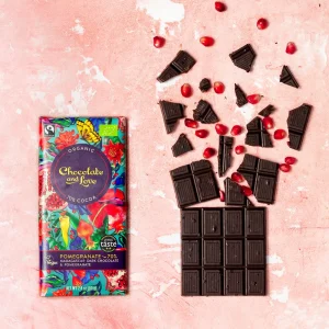 POMEGRANATE 70% - DARK CHOCOLATE WITH POMEGRANATE