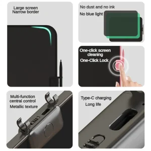 ZWN 12/15/20Inch LCD Drawing Board Writing Tablet Digit Magic Blackboard Art Tools Painting & Education Toys for Kids Gifts 3