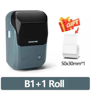 Mini Label Thermal Printer Niimbot B1 Portable Self-Adhesive Printer For Stickers Round Labels Rolls UV Tag Bluetooth Printer 7