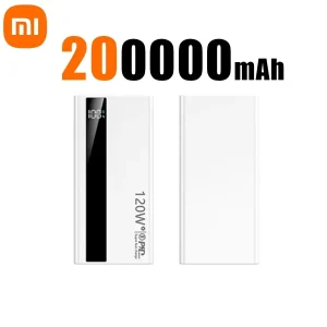 Xiaomi 120W 200000mAh High Capacity Power Bank Super Fast Charging Power Bank Portable Battery Charger For iPhone Samsung Huawei 10