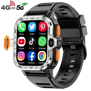Valdus PGD Android Smart Watch Men GPS 16G/64G ROM Storage HD Dual Camera NFC 2G 4G SIM Card WIFI Wireless Fast Internet Access 1