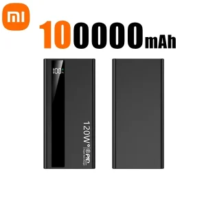 Xiaomi 120W 200000mAh High Capacity Power Bank Super Fast Charging Power Bank Portable Battery Charger For iPhone Samsung Huawei 7