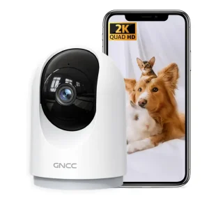 Baby Monitor Indoor Camera 2-Way Audio for Baby/Pet/Security with Remote Control Night Vision