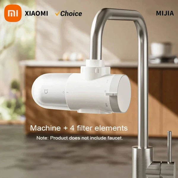 2024 New XIAOMI Mijia Faucet Water Purifier 2 Household Kitchen Tap Visible Water Filter Activated Carbon Percolator System 1