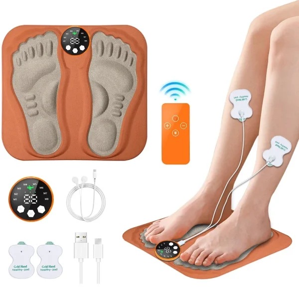 3D Smart Foot Massage Pad RF Remote Feet Massager 8 Modes 29 LevelsImprove Blood Circulation Relax Muscles Slim Legs Foot Pad 1