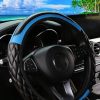 Crystal Carbon Fiber - Blue- Size 37-38cm 14.5-15 Inches