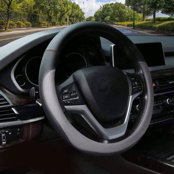 Universal Car Steering Wheel Cover Durable Material Fabulous Design Fits for Most Cars - Image 4