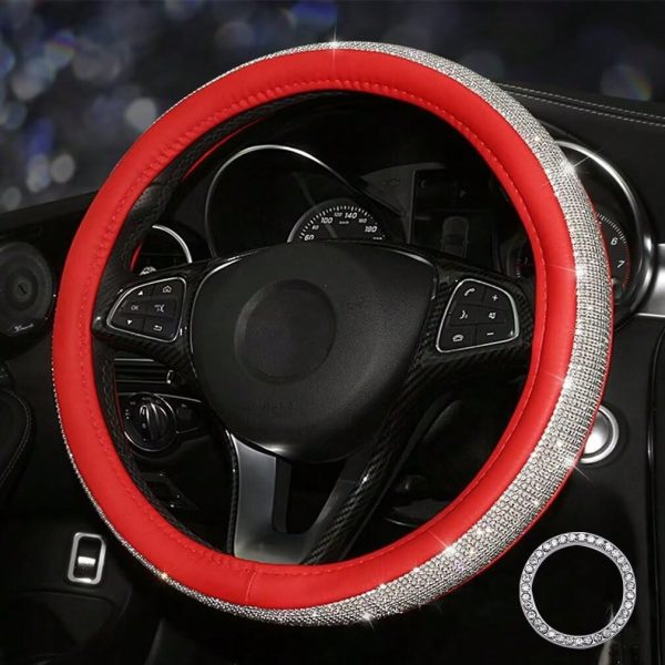 Universal Car Steering Wheel Cover Durable Material Fabulous Design Fits for Most Cars - Image 5